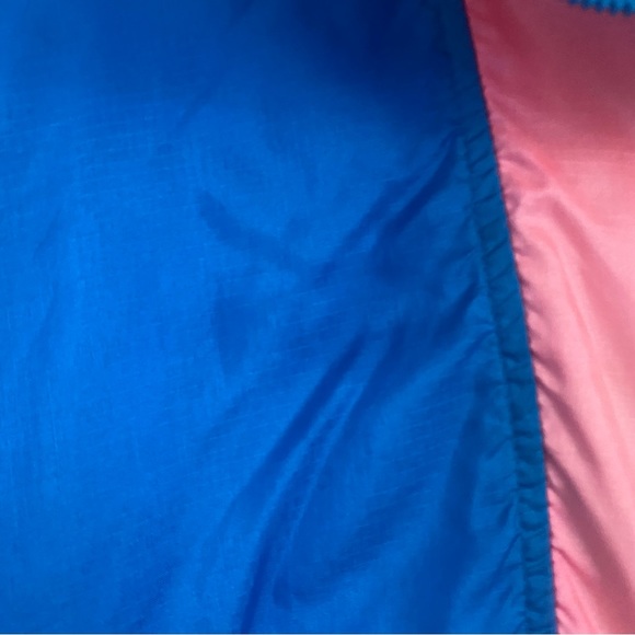 Columbia vintage lightweight radial sleeve jacket. Blue pink green size M - Picture 5 of 15